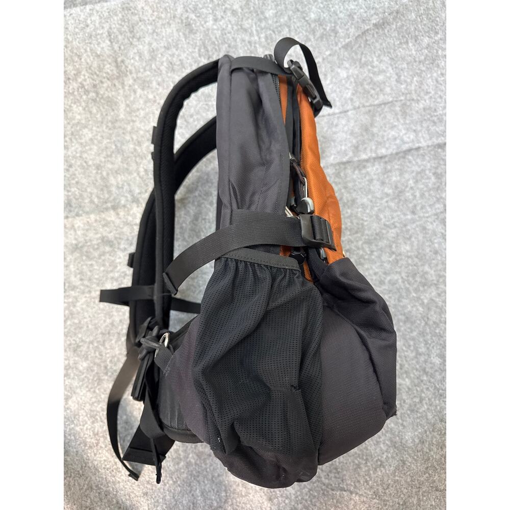 Spire Laptop Backpack Black Burnt Orange School Travel Tech Bag - Picture 3 of 10